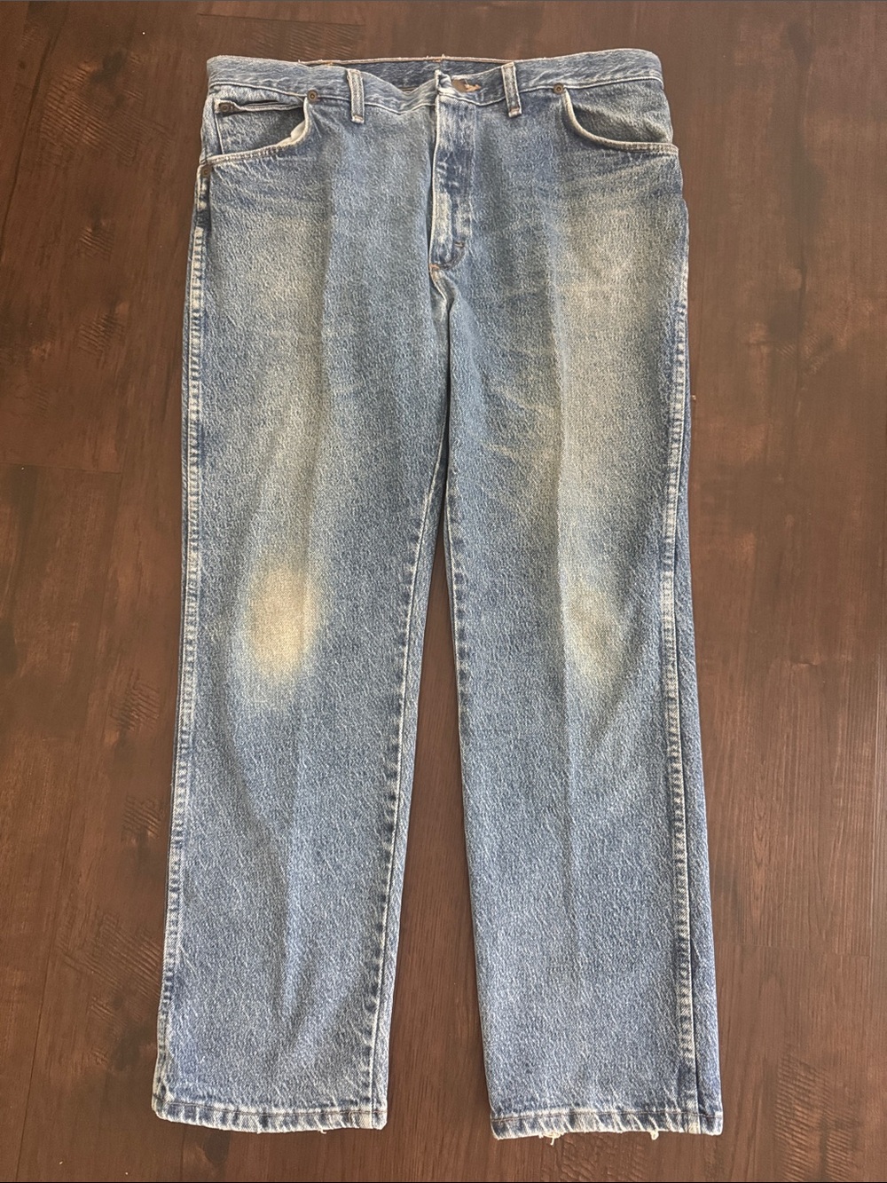 Wrangler Mens Jeans Straight Leg 38 X 30
